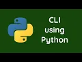 Command Line Interface CLI using Python Script
