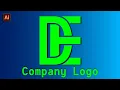 How to Design a DE Monogram Logo in Illustrator Adobe Illustrator Tutorial