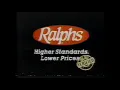 1987 Ralphs Grocery Stores Higher Standards Lower Prices Los Angeles Local TV Commercial