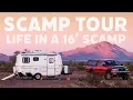 Scamp 16 DELUXE Model Tour Our Home
