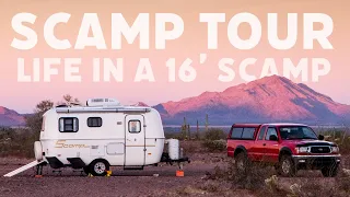 Scamp 16 DELUXE Model Tour Our Home