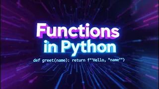 Python - Functions Chap 8
