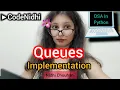 Queue Implementation No Size DSA Python Nidhi Chouhan