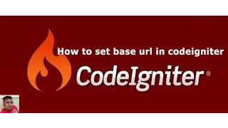 How to set base url step by step codeigniter 3 tutorial