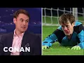 Studio C s Matt Meese Was Repeatedly Hit In The Face By A Soccer Ball CONAN on TBS