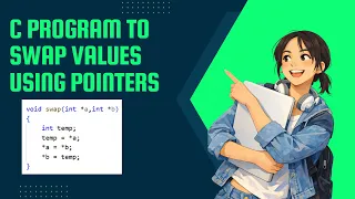 C Program to Swap Two Values Using Pointers Call by Reference Step-by-Step Tutorial