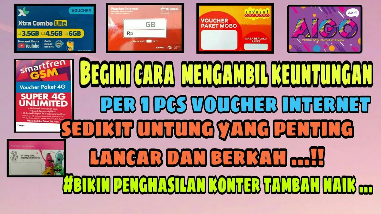 Jual Voucher Kuota Murah Tanpa Stok Voucher Fisik -Voucher Kuota Murah All Operator