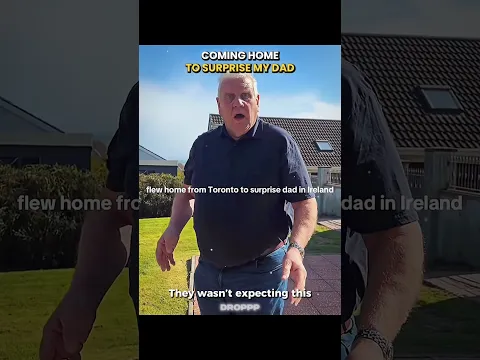 Coming Home to Surprise Dad ❤️