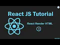 ReactJS Tutorial - 3 React Render HTML