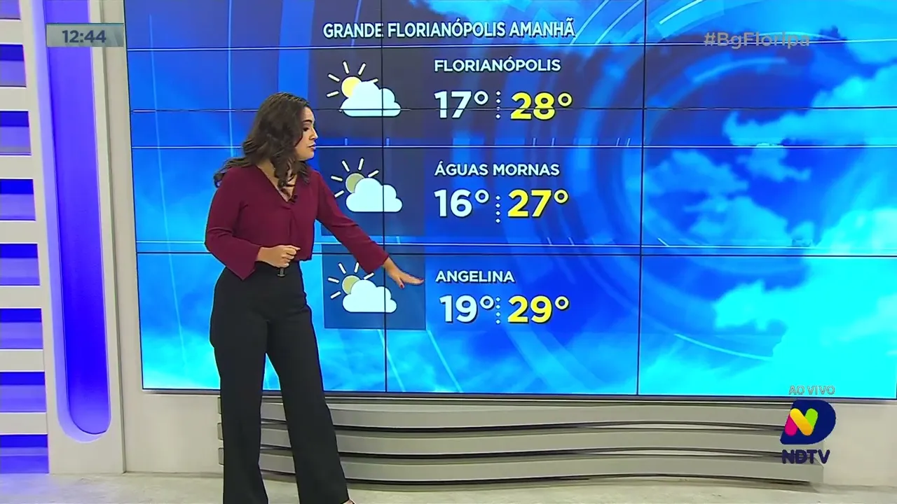 Confira a previsão do tempo para esta quinta-feira na Grande Florianópolis