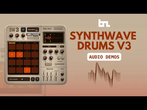 Synthwave Drums V3 product video