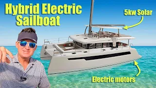 New Hybrid Electric Sailboat – Island Spirit 525e