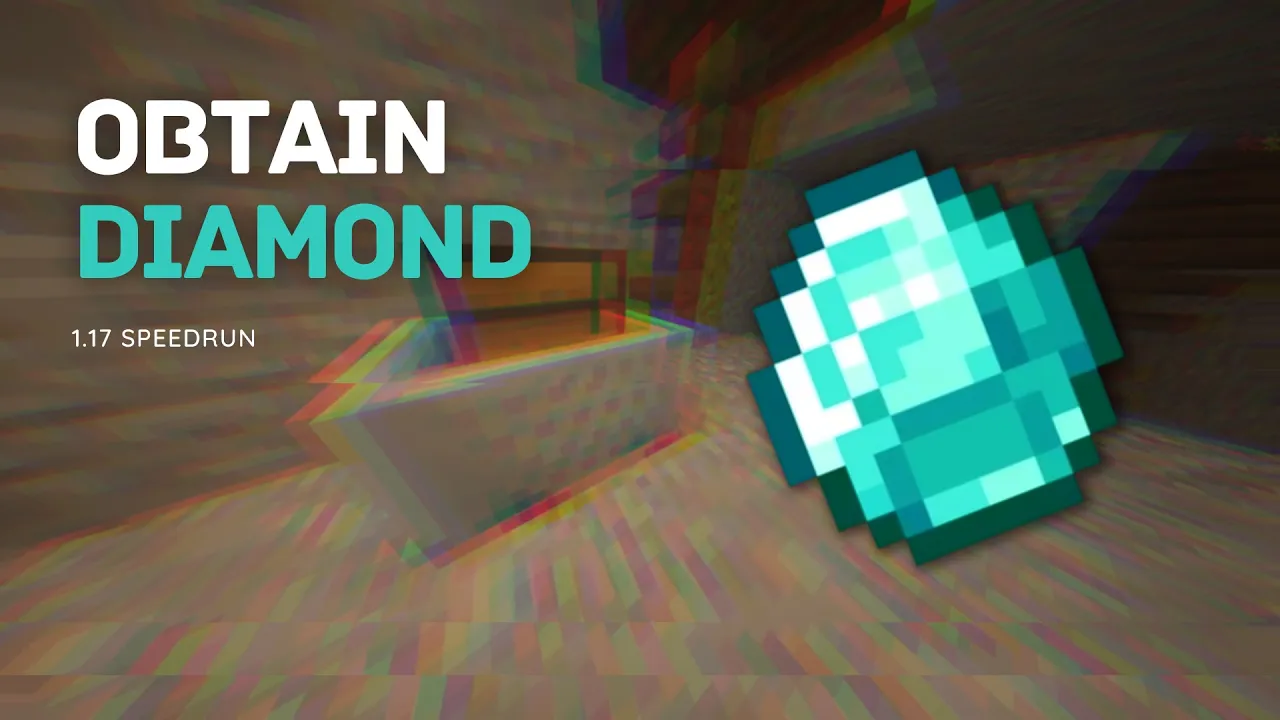 Speedrunning Minecraft Diamonds in half a second