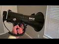 Pyle Megaphone Speaker PA Bullhorn with Built in Siren 50 Watts Adjustable Volume Review