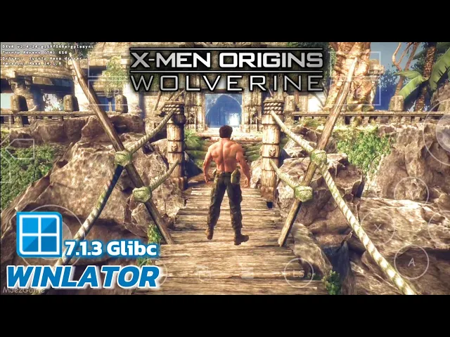Winlator Glibc (Afei) - Gameplay X-Men Origins Wolverine (Windows) On Android
