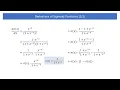 Anatomy of Logistic Regression Differentiation of Sigmoid Functions