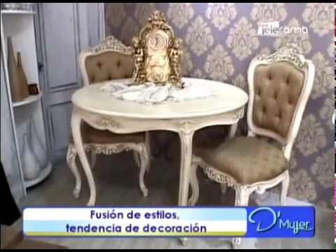 Fusión de estilos, tendencia de decoración