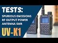 Quansheng UV-K1(8) versus standaard: volledige technische test (valse signalen, vermogen, SWR)