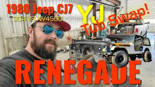 Swapping a YJ tub onto my CJ7 part 1