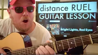 Download How To Play distance guitar Ruel // easy guitar tutorial beginner lesson easy chords MP3