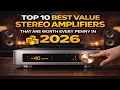 Lagu Top 10 Best-Value Stereo Amplifiers of 2026 – Premium Sound Worth Every Penny