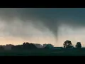 TORNADO PRODUCING MACHINE flips cars and shreds trees in Iowa today