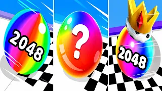 Ball Run 2048 VS Ball Master 2048 VS Ball Merge 2048 - All Levels Gameplay Android iOS Ep 2