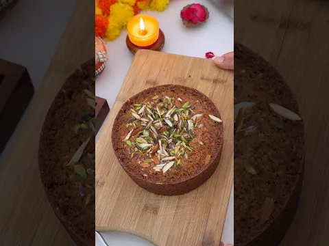 Panchamrit Cake in Kadai #shorts #sujicake #janamashtami