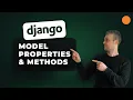 Django Model Properties Methods property decorator get - absolute