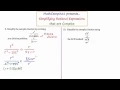 MathCamp321 Algebra 2 Simplifying Complex Rational Expressions 3 of 3