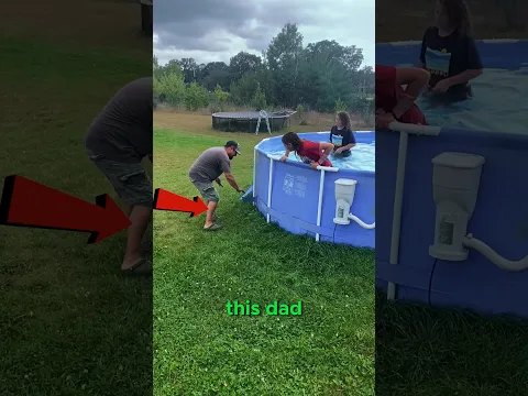 This pool leak became the best family fun 🥰