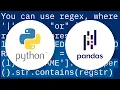 Check if multiple substrings are in pandas dataframe