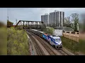 Metra F59PHI on the UP-W