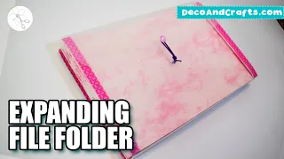 EXPANDING FILE FOLDER DIY A4 FOLIO DIY