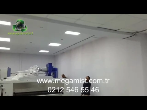 معاينة فيديو MEGAMIST: Dijital Baskı Sisleme ve Nemlendirme