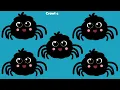 Five Creepy Spider | Kids Halloween Song | Nursery Rhymes & Kids Songs