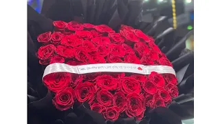 خطوات تعليم تنسيق باقه ورد بأسهل طريقه 