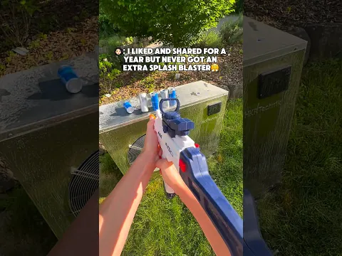 😅😆 #summer #nerf #watergun