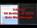 Udacity - 99 Bottles of Juice Quiz Walkthrough