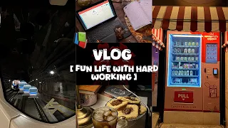 Vlog يوميات طالبه ف ثاني ثانوي قهوه صباحيه جربت المترو دراسه لا نهائي 