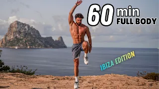 60 MIN FULL BODY WORKOUT | No Repeat | No Equipment | Rowan Row