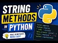 String methods in Python list of methods case conversion find split join comparison