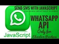javascript send message whatsapp web send SMS javascript code 2023