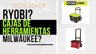 Breve Review de caja de herramientas Milwaukee Packout y Ryobi Link windstarservicios