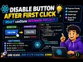 Disable Button After First Click React useState Beginner Project