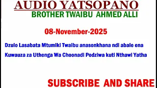 TWAIBU AHMED ALLI URALIKI WA PA 08 November 2025 