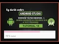 Webview Tutorial 1 Horizontal Progress Bar with Progress TextView Tutorial 14 Dark Coder