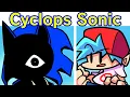 Friday Night Funkin Speed GIF - VS Cyclops DEMO Control Song Sonic Tails Knuckles FNF Mod