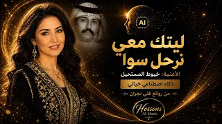 ليتك معي نرحل سوا بصوت أنثوي خرافي غناء عيده خيوط المستحيل من روائع فتى نجران دندنها