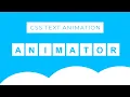 Awesome Text Animation using HTML CSS CSS Animation Examples